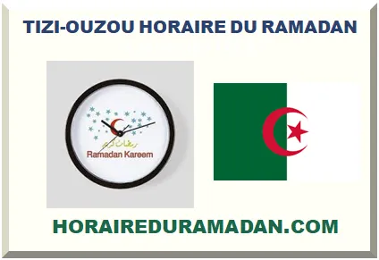 TIZI-OUZOU HORAIRE DU RAMADAN